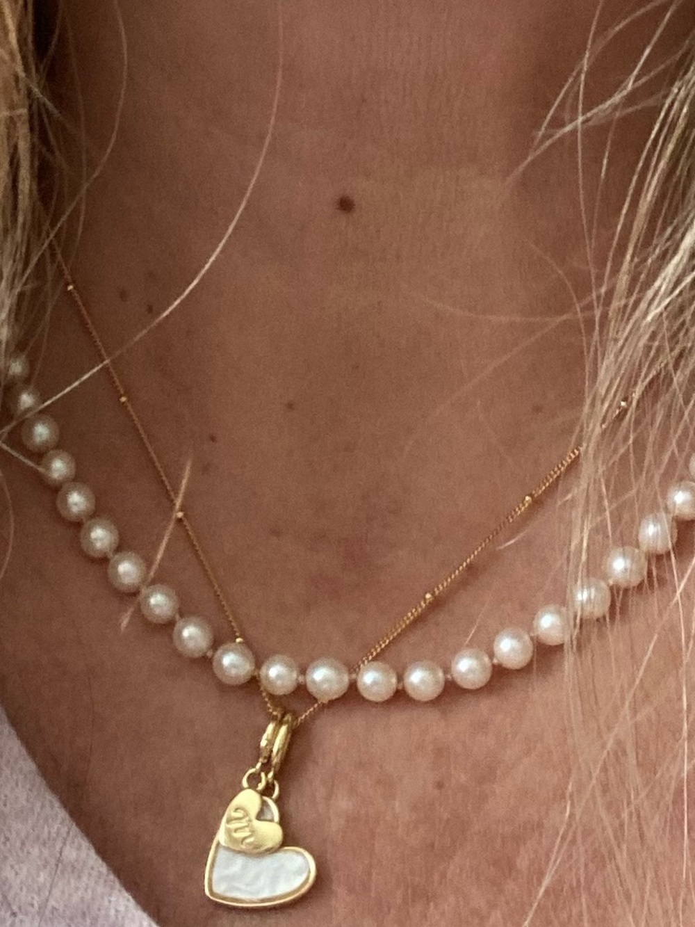 Genuine Pearl, vintage, necklace